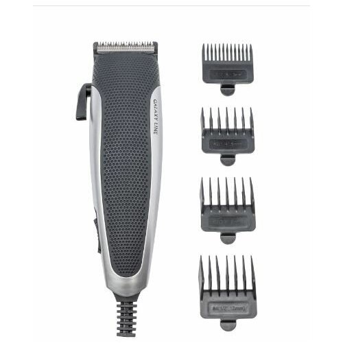Машинка для стрижки GALAXY LINE GL 4109 15 Вт 4 насадки черныйсеребристый 118200₽