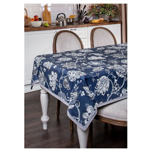 фото Скатерть сапфир 140х180 см santalino 850-839-2