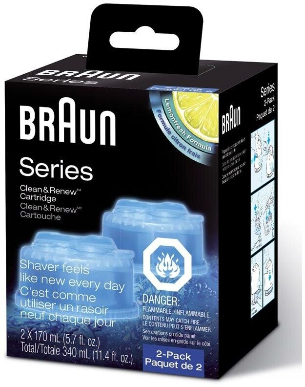 Картридж Braun Clean & Renew CCR, Series 6, голубой, 2 шт.