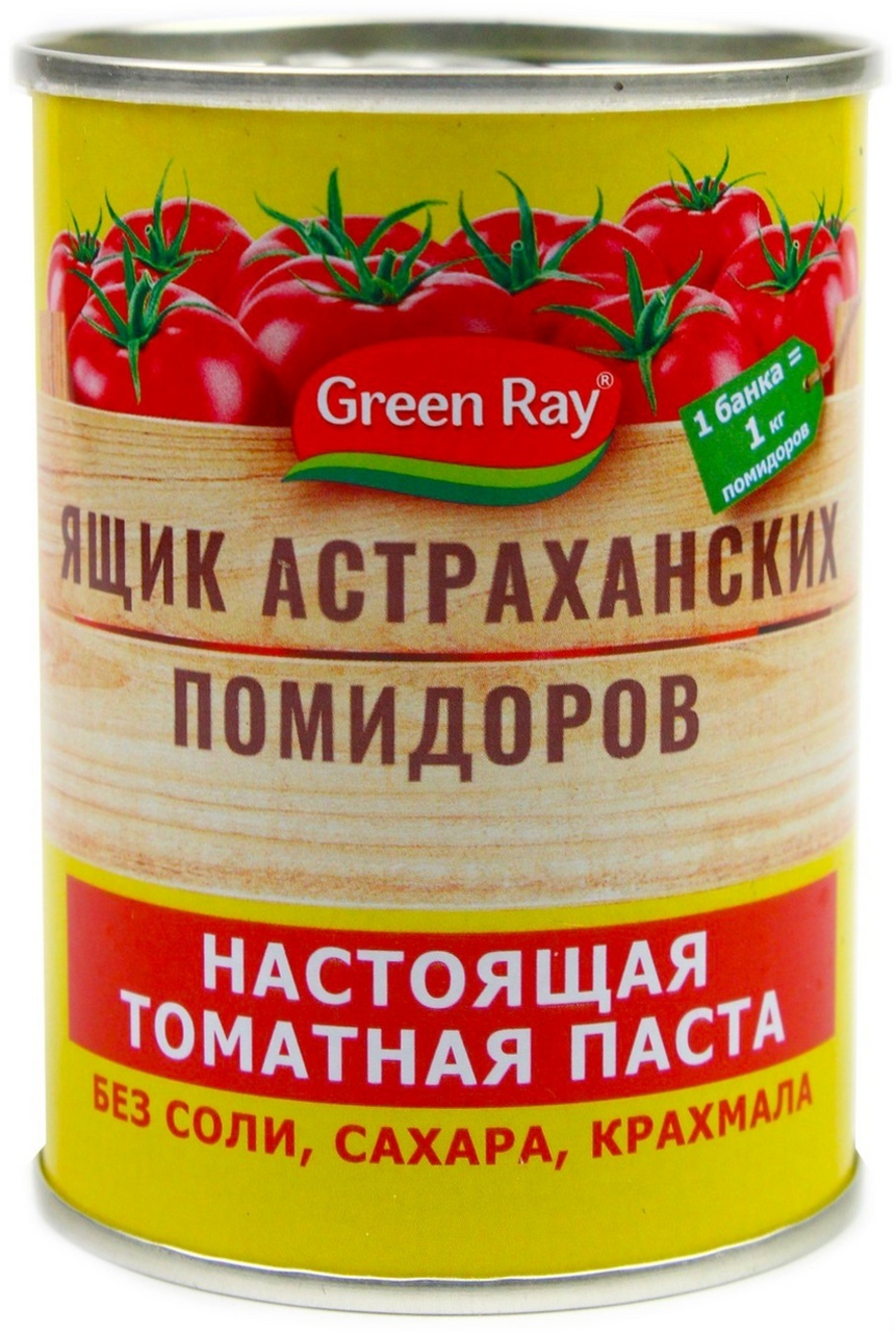 Паста томатная Green Ray 140г - фото №3