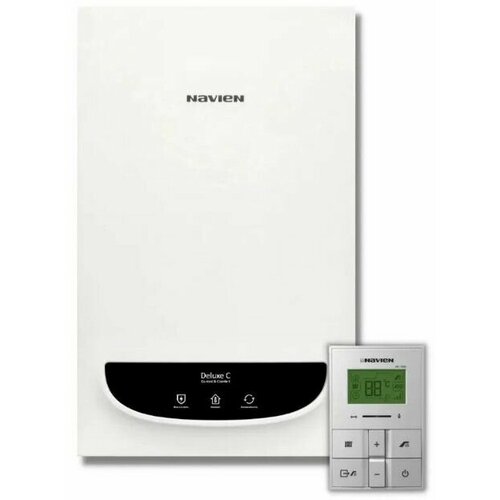 Котел газовый настенный NAVIEN Навьен турбированый DELUXE C 16К coaxial двухконтурный турбовый 5606100₽
