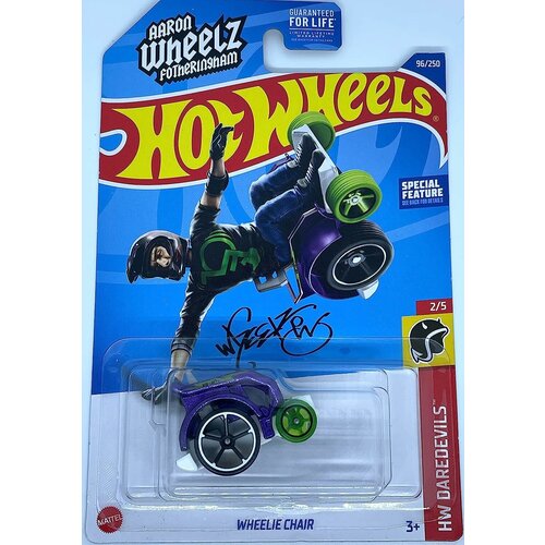 Машинка детская Hot Wheels игрушка коллекционная 1:64 WHEELIE CHAIR