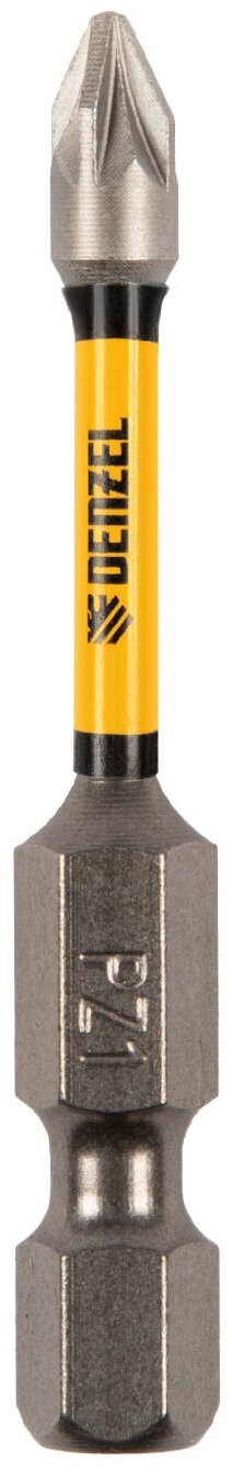 Набор бит торсионных Denzel PZ1x50 мм лазерная обработка шлица, сталь S2, 10 шт 11691 - фотография № 5