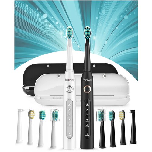 Электрическая звуковая зубная щетка Fairywill D7 Набор 2в1 320000₽