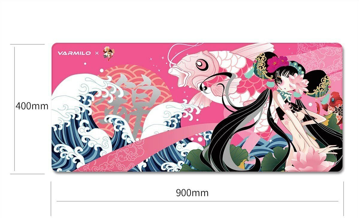 Коврик VARMILO Koi Series Camellia Desk Mat XL (ZDB011-01)