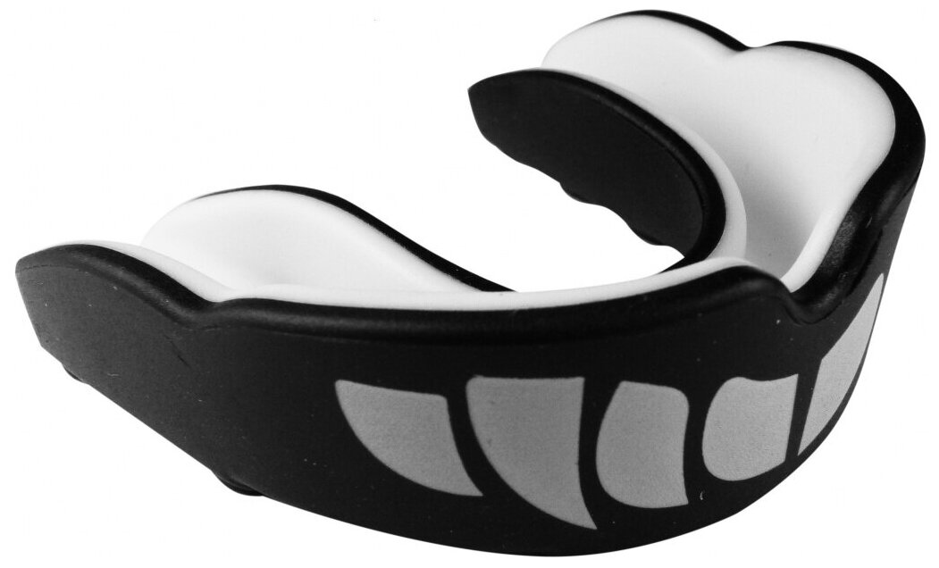 фото Защита рта (капа) FLAMMA - BLIZZARD MONSTER 2.0 с футляром (гель, резина, детский, черный/красный) - Flamma