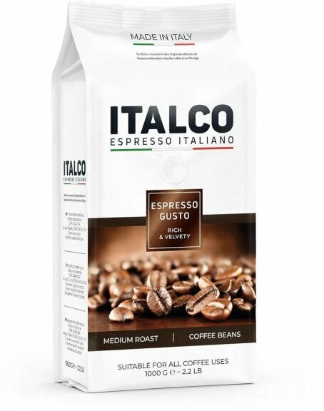 Кофе в зернах Italco ESPRESSO GUSTO 1 кг