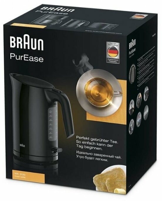 Чайник Braun 1.7L White - фото №9