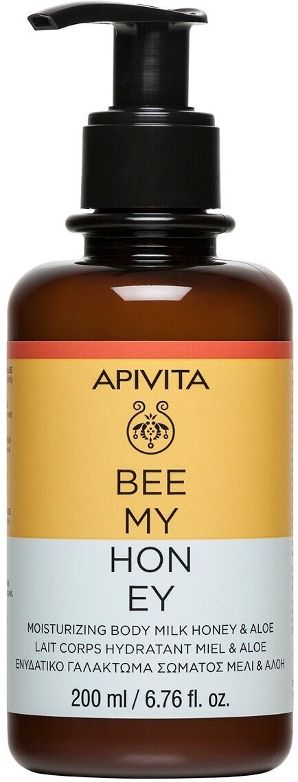 Молочко для тела APIVITA Увлажняющее Bee My Honey, 200 мл