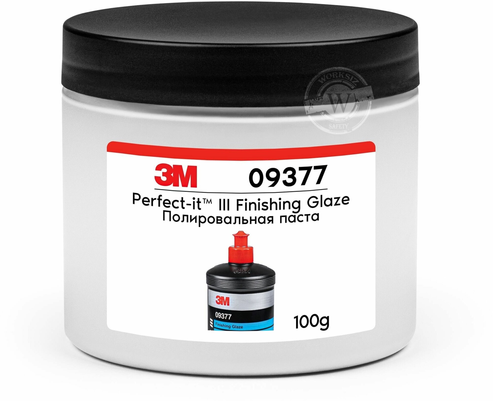 Неабразивная полировальная паста / полироль для защиты блеска 3М™ 09377 Perfect-it® III Finishing Glaze, 100 грамм