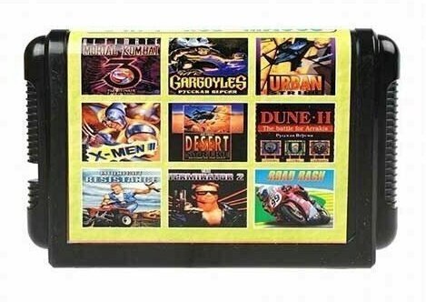 Dune, Mortal Kombat 3 Ultimate, Road Rash, Urban Strike, X-Man 2 и другие хиты на Sega (всего 9) - (без коробки)