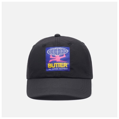 Кепка Butter Goods Terrain 6 Panel чёрный, Размер ONE SIZE