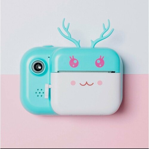 Детский фотоаппарат Print Camera с моментальной печатью 24 Мп Голубой цвет 567000₽