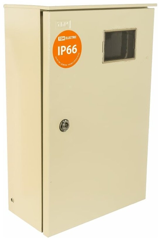 Корпус металлический ЩУ-3ф/1-0-12 IP66 (ЩУРН-3/12 IP66) с опломбировкой счётчика (542х347х180) TDM - фотография № 2