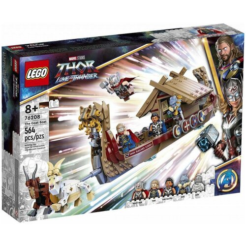 Конструктор LEGO Marvel Super Heroes 76208 The Goat Boat: Козья лодка 564 деталей конструктор марвел козья лодочка тора 564 деталей