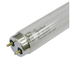 Лампа бактерицидная LightBest LBC 15W T8 G13 для рециркуляторов и облучателей