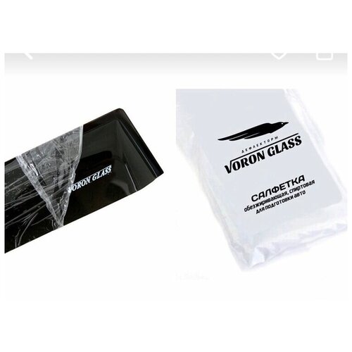 Дефлекторы окон /ветровики/ неломающиеся Voron Glass серия Samurai для Ford Focus III 2011 накладные /к-т 4шт/