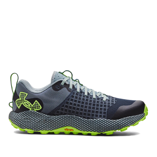 Кроссовки Under Armour 3025852_400, летние, беговые, размер 5,5 US, серый, зеленый