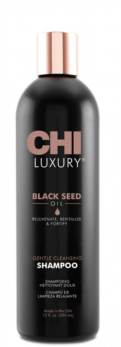 CHI Шампунь с маслом семян черного тмина для мягкого очищения волос / CHI LUXURY 355 мл