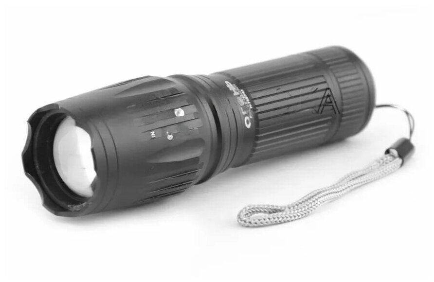 Фонарь ручной аккумуляторный Огонь H-579-P50 / Яркий / Компактный