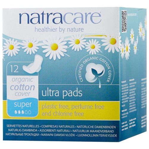 фото Natracare прокладки Ultra Pads Super 12 шт.