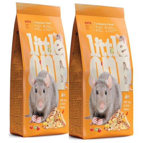 корм little one для крыс 400 гр х 2 упаковки Корм Little One для крыс, 400 гр х 2 упаковки