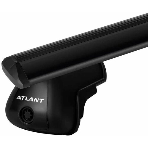 Багажник на крышу Атлант FIAT Idea 5-дв. хэтчбек 03-, с обычным рейлингом дуги алюминиевые Крыло усиленные