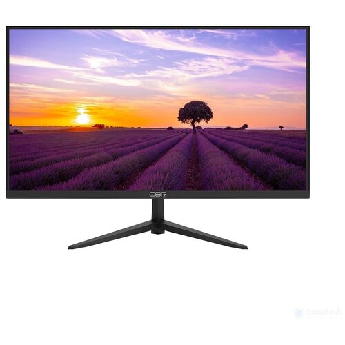 Cbr Монитор LCD Монитор 21.5 MF-2203 безрамочный, VA, FHD 1920x1080, 75Гц, 1 VGA, 1 HDMI, черный, кабель 1 HDMI 1.5м в комплекте LCD-MF2203-OPC