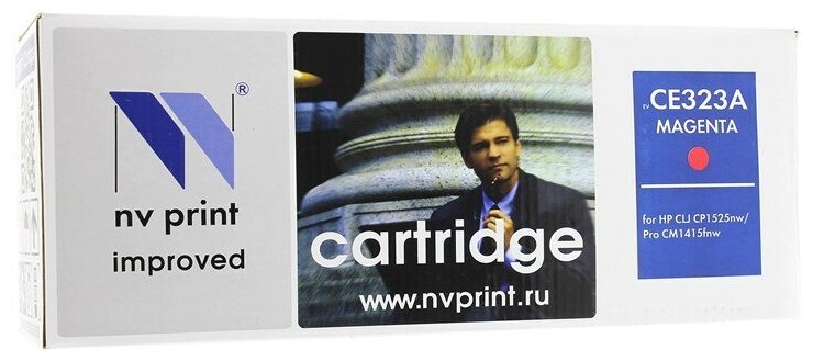 Картридж NV Print CE323A Magenta для Нewlett-Packard LJ Color CP1525 (1300k) - фото №5