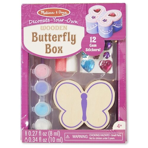 фото Melissa & doug набор создай свою шкатулку "бабочка"