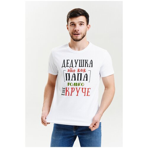 фото Футболка berchelli, размер 48, белый