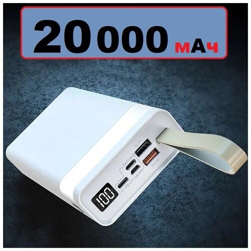 Внешний аккумулятор 20000 mAh Ecusin Fast Charge Power Bank 20 000 мАч Черный 69000₽