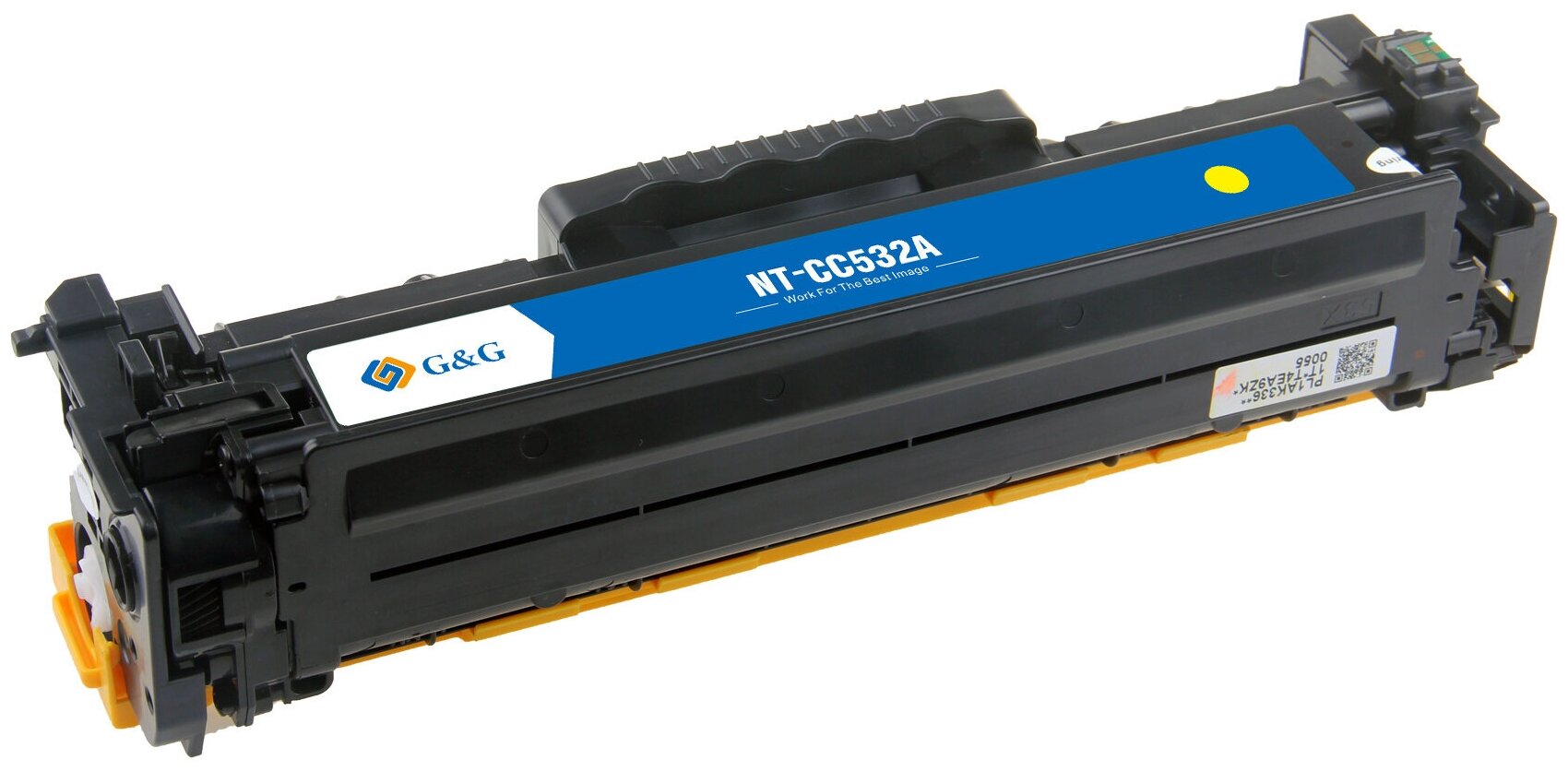 Картридж G&G NT-CC532A совместимый тонер картридж (HP 304A - CC532A) 3500 стр, желтый
