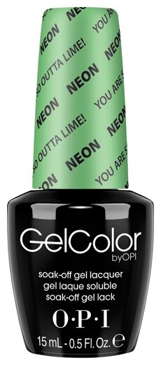 OPI Гель-лак GelColor "You Are So Outta Lime", 15 мл