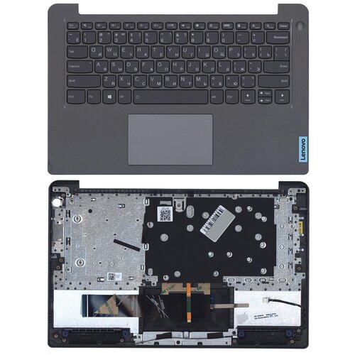 Клавиатура для ноутбука Lenovo IdeaPad 3-14ITL6 топкейс new original for lenovo ideapad u430 u430p palmrest cover shell hebrew version keyboard bezel top upper case black 3klz9talv30