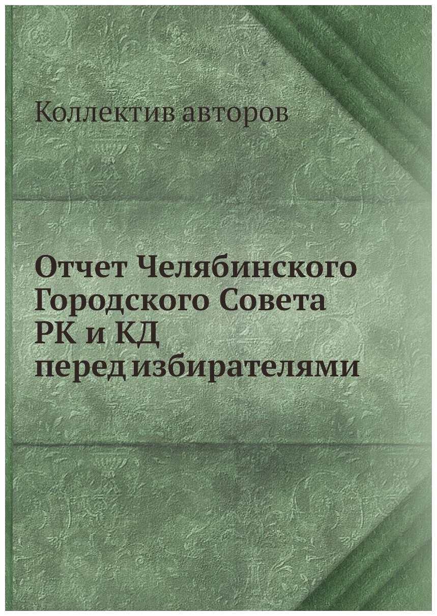 Отчет Челябинского Городского Совета РК и КД перед избирателями