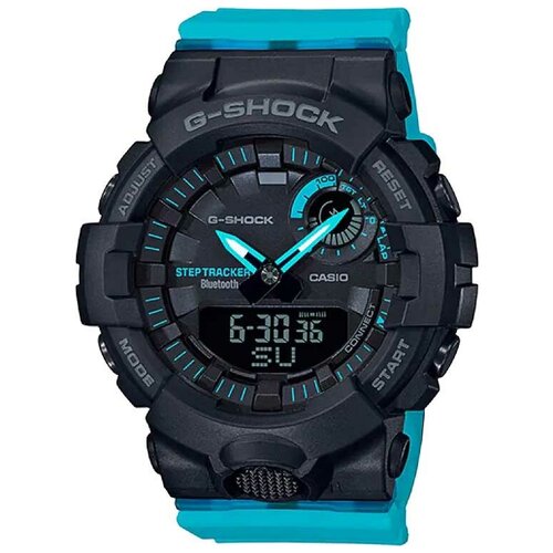 фото Японские спортивные наручные часы casio g-shock gma-b800sc-1a2 с хронографом