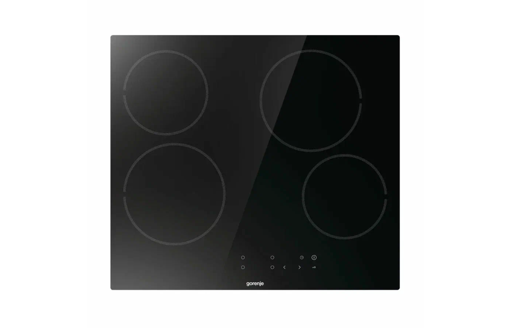 Варочная панель электрическая Gorenje ECT64BSCE встраиваемая, 60 см, стеклокерамическая, таймер, черный