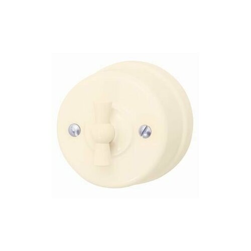 2 шт. BIRONI Лизетта Пластик Песочное золото Выключатель 2-кл B1-202-24