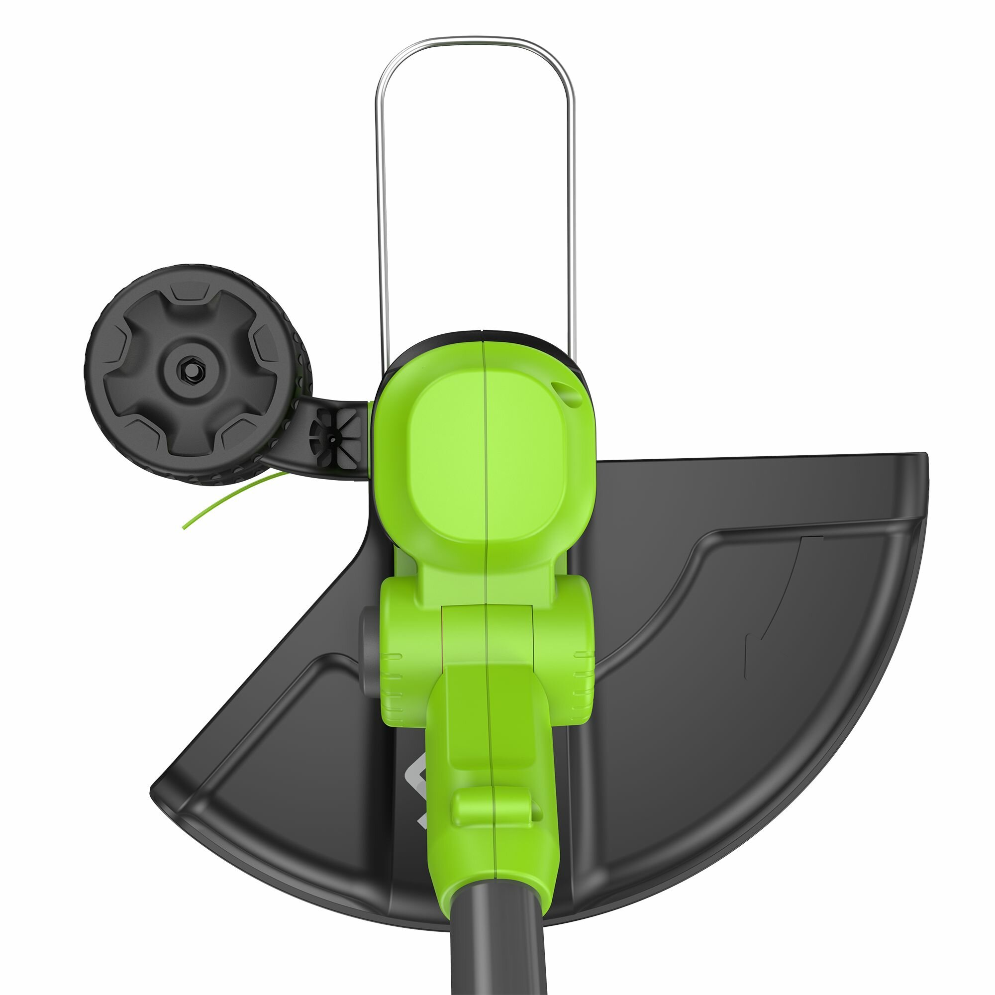 Триммер аккумуляторный Greenworks G40LT331 2113507UB, 40V, бесщеточный, 33 см, с 1хАКБ 4Ач и ЗУ, леска +пластиковые ножи - фото №4