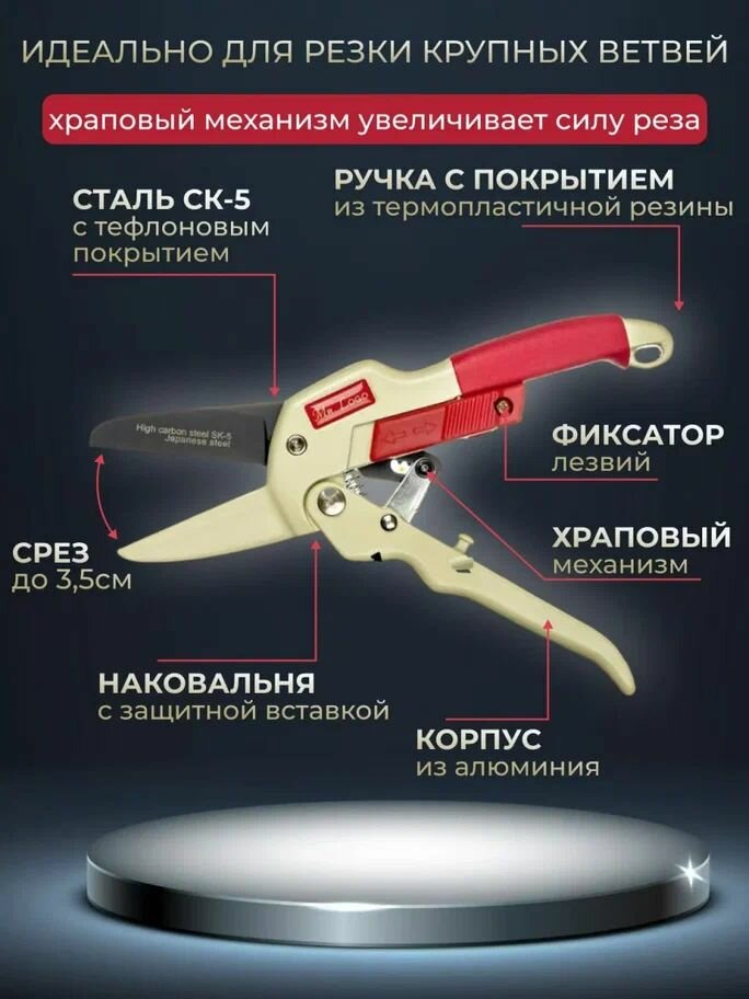 Секатор-ножницы и секатор Mr. Logo — фото 1