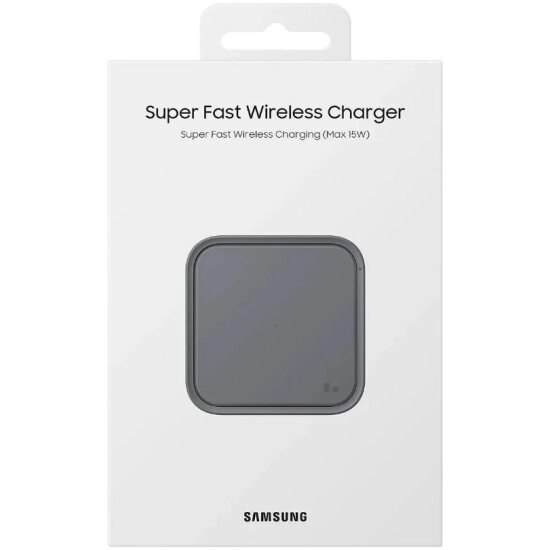 Беспроводное зарядное устройство Samsung EP-P2400BBEGEU, 15Вт + Type-C, черный — фото 1