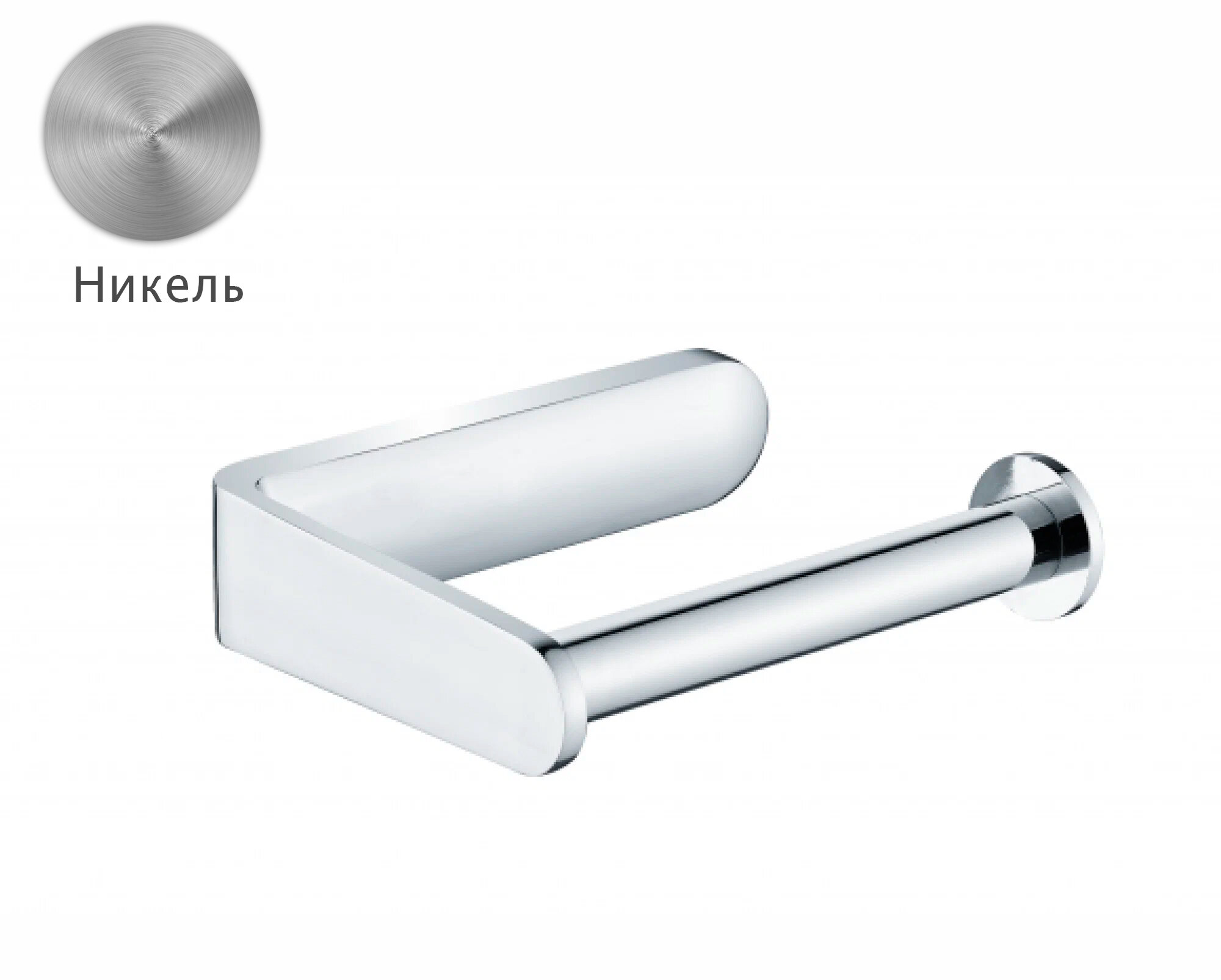 Бумагадержатель без крышки Grocenberg AC0059NK, материал латунь — фото 1