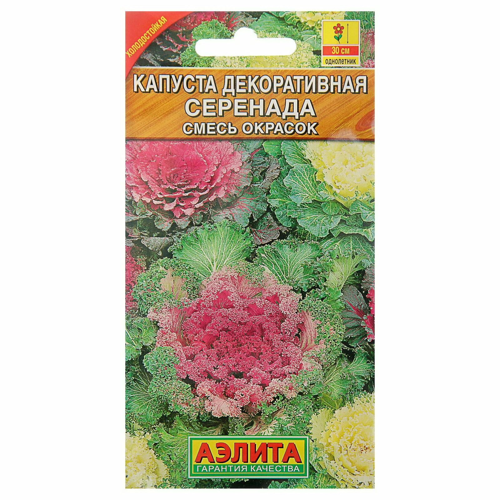 Семена цветов Капуста декоративная 