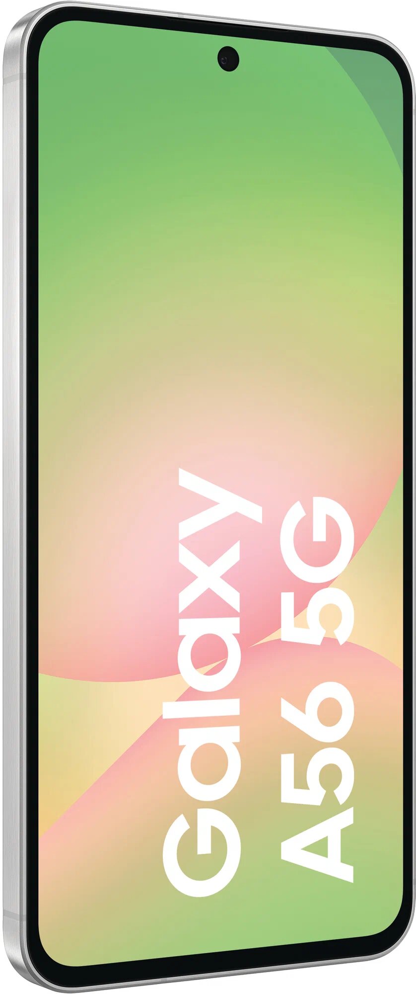 Серый Samsung Galaxy A56 12/256Гб, 5G, NFC, Dual: nano SIM+eSIM, Awesome Lightgrey (смартфон) — фото 1
