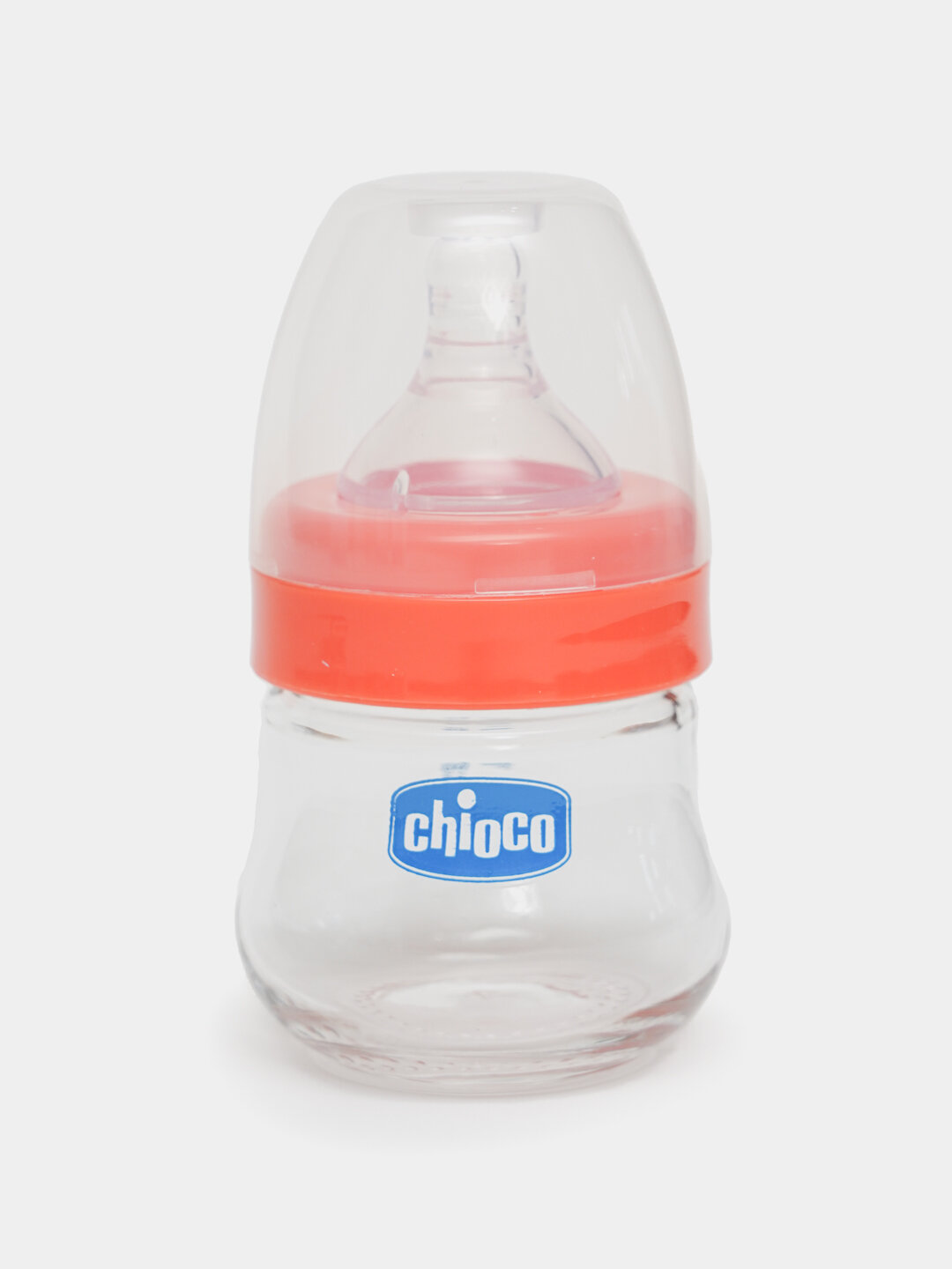 Стеклянная бутылочка с присоской, для детей 60МЛ CHICCO