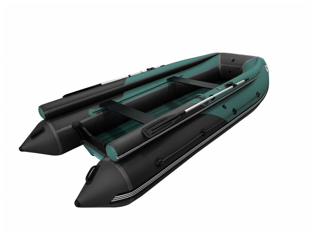 Надувная лодка Orca GT 400, ПВХ, транец, встроенный, 6 мест, грузоподъемность 800кг