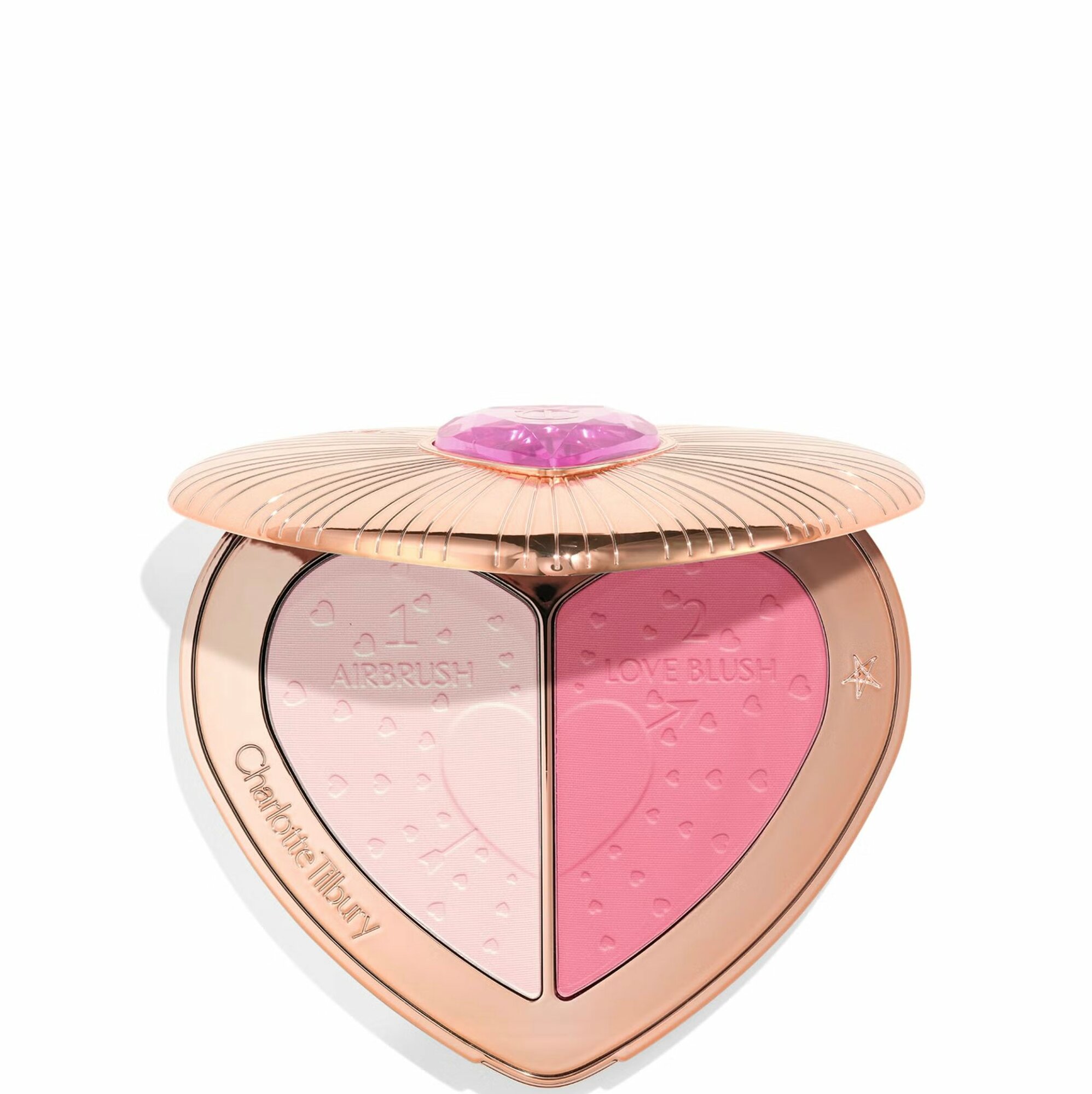 Charlotte Tilbury Палетка для лица Beauty Soulmates Face Palette (Pillow Talk Flawless Pink) 13 г