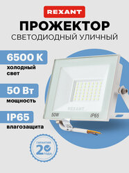 Прожектор светодиодный уличный садовый светильник LED REXANT 50 Вт
