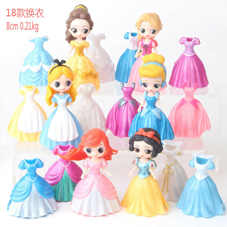 Фигурка pvc exquisite fairy tale princess для украшения торта и игры